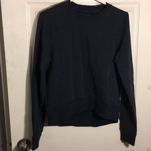 Navy high low lululemon pullover